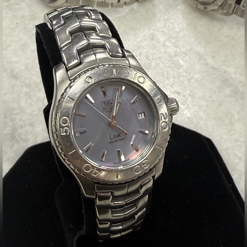 Tag Heuer Silver Stainless Link Watch